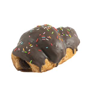Croissant con chocolate